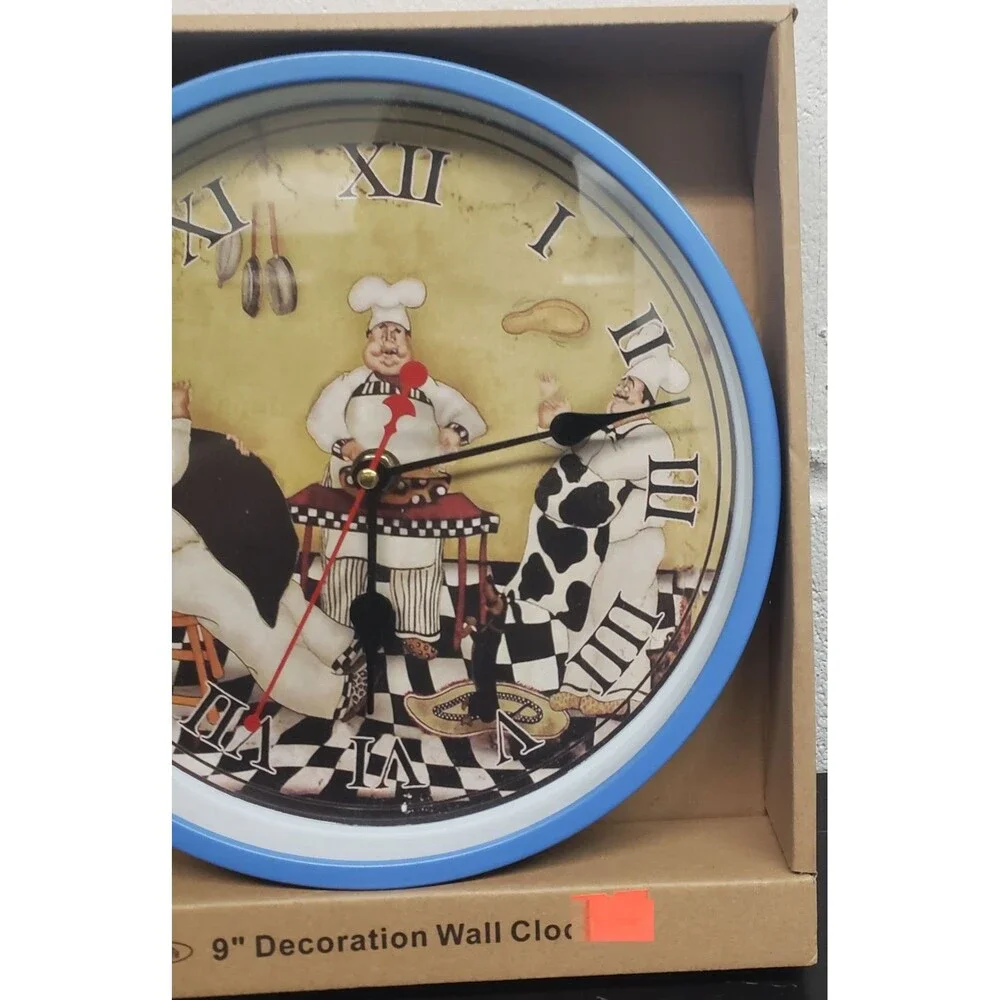 Plastic Wall Clock, (9